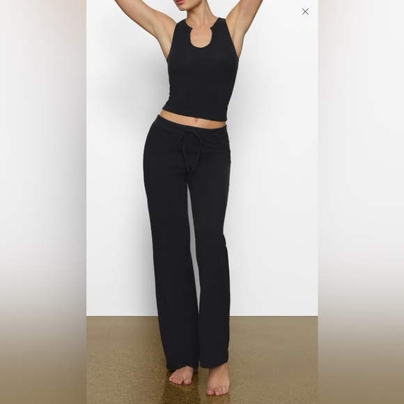 SKIMS Pants - NWT SKIMS COTTON JERSEY STRAIGHT LEG PANT